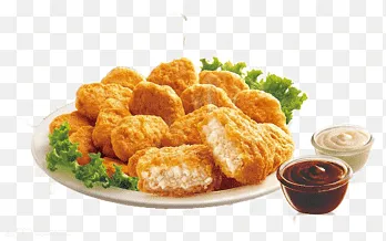 Chicken Nuggets 6 Stück mit Pommes
